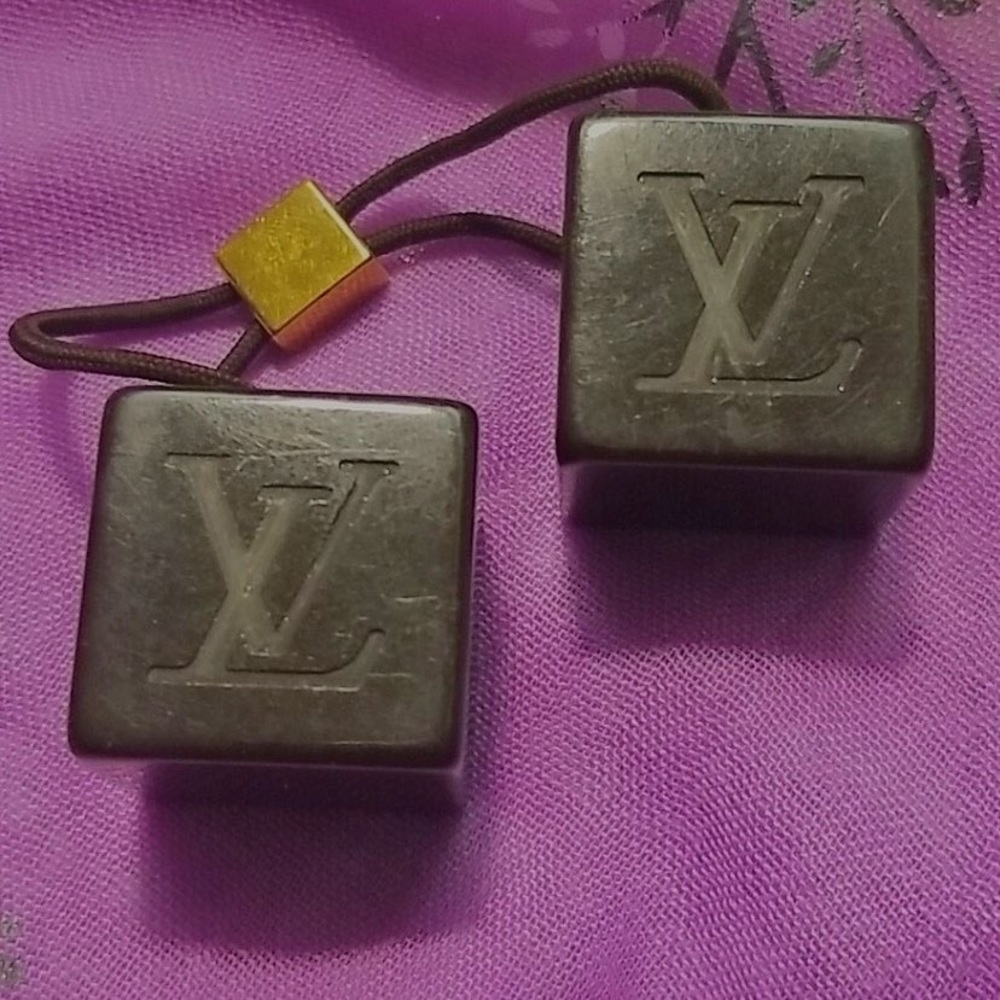 Vintage Louis Vuitton dice hair tie